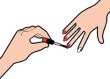 Verfärbungen der Fingernägel verhindern